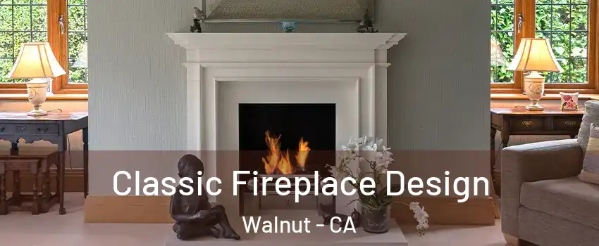  Classic Fireplace Design Walnut - CA