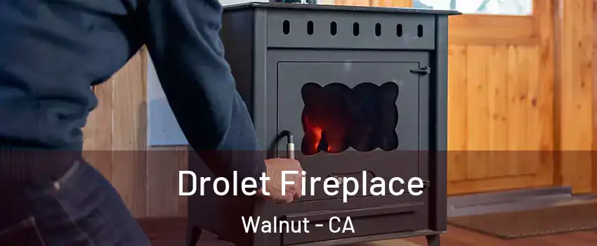  Drolet Fireplace Walnut - CA