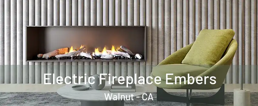  Electric Fireplace Embers Walnut - CA