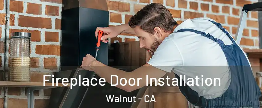  Fireplace Door Installation Walnut - CA