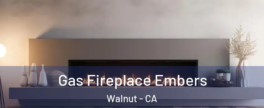  Gas Fireplace Embers Walnut - CA