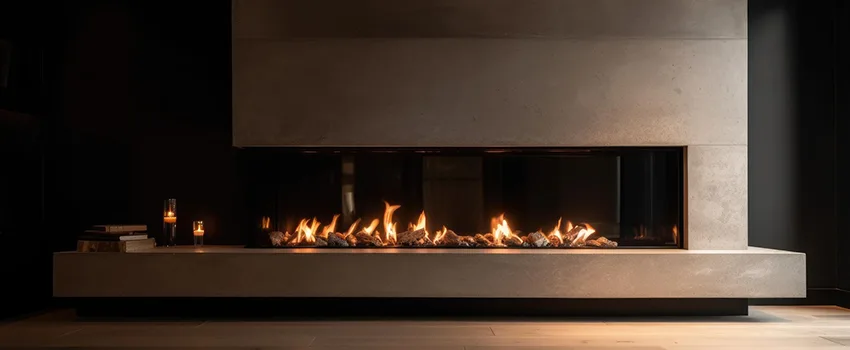 Gas Fireplace Ember Bed Design Services in Walnut, California