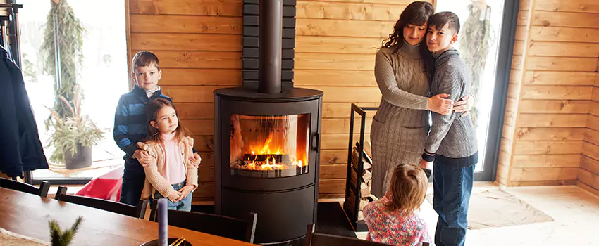 Morso Cast Iron Fireplace Insert Installation in Walnut, California