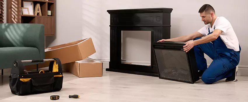 Old Rusted Metal Fireplace Repair And Replacement in Walnut, CA