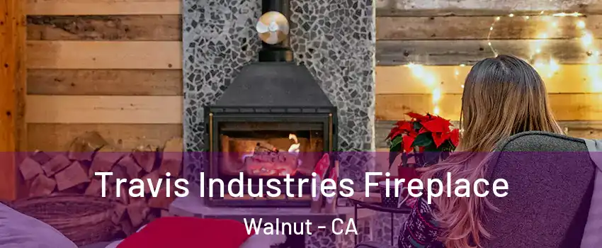  Travis Industries Fireplace Walnut - CA